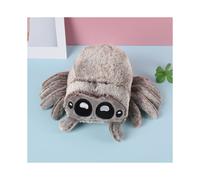 (Brown) Lucas The Spider Plush Toy Emulational Insect Doll Sofa Decoration Kids Gift