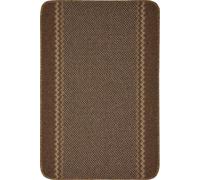 Brown Machine Washable Anti-Slip Polypropylene Floor Mat For Kitchen, Entrance & Hallway-67Cm X 180Cm (Runner)