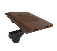 Brown Marley Modern, Mini Stonewold Non-Profile Roof Vent Tile & Pipe Adapter