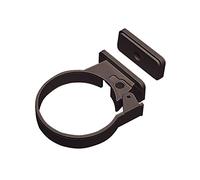 Brown Marshal Tufflex RWC3BN Round Downpipe Pipe Clip (Single Fix) Marshall Tufflex uPVC Plastic Rainwater Gutter System