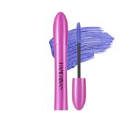 Brown Mascara,5D Silk Fiber Eyelash Volume with Soft Brush, Lash Sensational Volumizing,Long-Lasting Waterproof No Smudge with False Lash Effect(Blue-2)