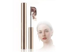 Brown Mascara for Mature Women in Their 20s Waterproof Long-Lasting Smudge-Proof Telescopic Mascara for Mature Thinning Lashes with Gentle Formula for Sensitive Eyes Slim Brush (Brown)