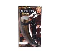 Brown Medieval Drinking Horn Prop, 1 Pc. - Authentic Design, Perfect Accessory Renaissance Fairs, Costume Parties, Cosplays, & Entertainment Halloween Halloween