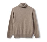 Brown Melange Jumper Nellsw Style - female - Sofie Schnoor - Turtlenecks - Brown - L - Knitwear L