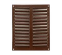 Brown Metal Air Vent Grille 200mm x 250mm