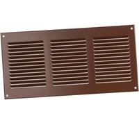 300x150mm / 12x6" inch Brown Metal Air Vent Grille Cover with Insect Mesh - Ventilation Cover
