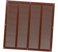 Generic 400 x 400 mm 16 x 16 inch Brown Metal Air Vent Grille