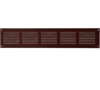 Brown Metal Air Vent Grille 500mm X 100mm With Fly Screen