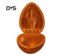 (brown) Middle Finger Easter Egg 3D Printed Rude Egg with Flipping Off Middle Finger Easter Basket Stuffer Prank Gift for Adults
