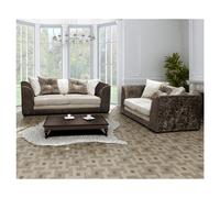 Chicago Jumbo Cord 3&2 Seater Sofa Set Grey