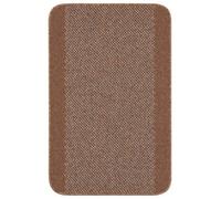 Brown Modern Plain Stain-Resistant Mat For Living Room, Utility Room, Dining Room, Bathroom & Kitchen -67Cm X 200Cm (Runner)