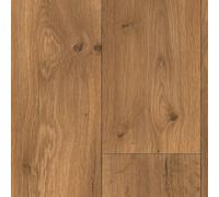Brown Modern Wood Effect Anti-Slip Vinyl Flooring For Bathroom, & Kitchen, 2.3mm Thick Vinyl Sheet-1M(3'3") X 2M(6'6")-2M²