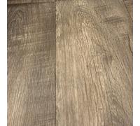 Brown Modern Wood Effect Anti-Slip Vinyl Flooring For Home, Shops, Offices, 2.9mm Thick Vinyl Sheet-2M(6'6") X 3M(9'9")-6M²