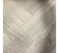 Brown Modern Wood Effect Anti-Slip Vinyl Flooring For Home, Shops, Offices, 3.8mm Thick Vinyl Sheet-3M(9'9") X 3M(9'9")-9M²
