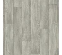 Brown Modern Wood Effect Anti-Slip Vinyl Flooring For Kitchen, Bathroom, 2.0mm Thick Vinyl Sheet-1M(3'3") X 4M(13'1")-4M²