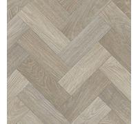 Brown Modern Wood Effect Anti-Slip Vinyl Flooring For Kitchen, Bathroom, 2.0mm Thick Vinyl Sheet-4M(13'1") X 3M(9'9")-12M²