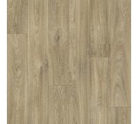 Brown Modern Wood Effect Anti-Slip Vinyl Flooring For Kitchen, Bathroom, 2.5mm Thick Vinyl Sheet-1M(3'3") X 4M(13'1")-4M²