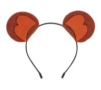 Brown Monkey Ear Headband Felt Iron Cute Costume Accessory