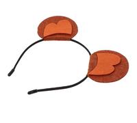 Brown Monkey Ear Headband Felt Iron Cute Headwear for Women