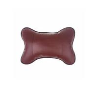 (brown) New Mini All PU leather car neck pillows comfortable universal Auto Seat