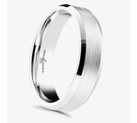 Brown & Newirth Dexter Platinum Brushed 5mm Ring ANFP567 W