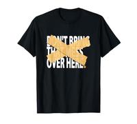 Brown Not Over Here Brown Graphic T-Shirt