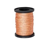 Brown Nylon Sewing Threads, 50m Bonded Nylon Rope for Braided、Clothesline、Camping、Upholstery、Luggage、Outdoor