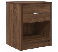 (brown oak, 1 pcs) vidaXL Bedside Cabinets 2 pcs with Drawer Nightstand Bed Side Table