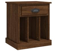 Vidaxl Bedside Cabinet Brown Oak 43X36X50 Cm, Brown