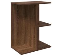 vidaXL Bedside Table Brown Oak 46.5x29x61 cm Engineered Wood