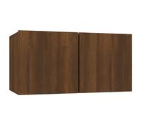 Vidaxl Hanging Tv Cabinet Brown Oak 60X30X30 Cm Engineered Wood, Brown