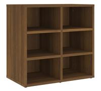 (brown oak, 1) vidaXL Shoe Cabinet Hallway Wall Mounted Shoe Storage Rack Shelf Cupboard