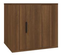 (Brown oak, 1 x Bedside cabinet) vidaXL 1/2x Bedside Cabinet White End Table Indoor Nightstand Telephone Stand