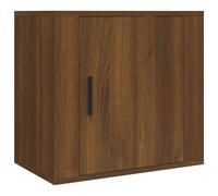 (Brown oak, 1 x Bedside cabinet) vidaXL 1/2x Wall-mounted Bedside Cabinet Floating Nightstand Multi Colours