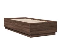 Bed Frame Bedroom Bed Base Bedstead Mattress Foundation Engineered Wood vidaXL