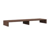 (brown oak, 100 x 27 x 10 cm) vidaXL Monitor Stand Riser Computer Stand Office Display Stand Engineered Wood