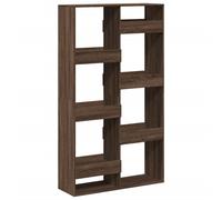 Room Divider Privacy Screen Room Partition Bookcase Engineered Wood vidaXL