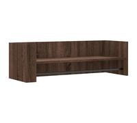 (brown oak, 100 x 35 x 30.5 cm) vidaXL Wall Shelf Floating Shelf Hanging Wall Storage Shelf Engineered Wood