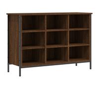 (brown oak, 100 x 35 x 70 cm) vidaXL Shoe Cabinet Shoe Rack Shoe Storage Shelf Holder Stand Engineered Wood