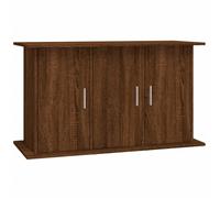 vidaXL Engineered Wood Aquarium Stand - Modern Brown Oak Fish Tank Cabinet with Storage Compartments - 101x41x58 cm