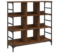 (brown oak, 102 x 32 x 103.5 cm) vidaXL Sideboard Storage Cabinet Cupboard Cabinet Highboard Engineered Wood