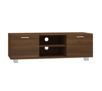 (Brown oak, 120 x 40.5 x 35 cm (W x D x H)) vidaXL TV Cabinet Entertainment Centre TV Stand Media TV Unit Engineered Wood