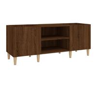 (brown oak, 121 x 38 x 48 cm) vidaXL Record Cabinet Office Vinyl Storage Cabinet Sideboard Engineered Wood