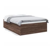 (brown oak, 135 x 190 cm/ 45 cm) vidaXL Bed Frame Home Bed Base Bedstead Brown Oak 140x190 cm Engineered Wood