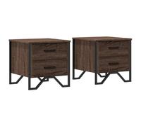 Bedside Cabinet Nightstand Bed Side Table Bed Cabinet Engineered Wood vidaXL