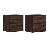Wall-mounted Bedside Cabinet Floating Cabinet Bedside Table Wall Unit vidaXL