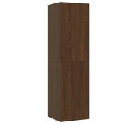 (brown oak, 30.5 x 30 x 110 cm/ 1 pcs) vidaXL TV Cabinet Engineered Wood Wall Mounted Stand Living Room TV Console