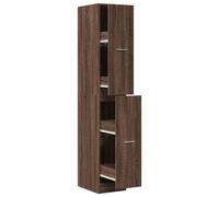 (brown oak, 30 x 41 x 174.5 cm) vidaXL Apothecary Cabinet Storage Cabinet Apothecary Cupboard Engineered Wood