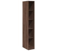 (brown oak, 30 x 50 x 200 cm/ 4 shelves piece) vidaXL Wardrobe Clothing Storage Hanger Clothes Cabinet Closet Engineered Wood