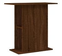 vidaXL Aquarium Stand in Brown Oak Finish - Engineered Wood Fish Tank Display Stand with Storage Compartments.